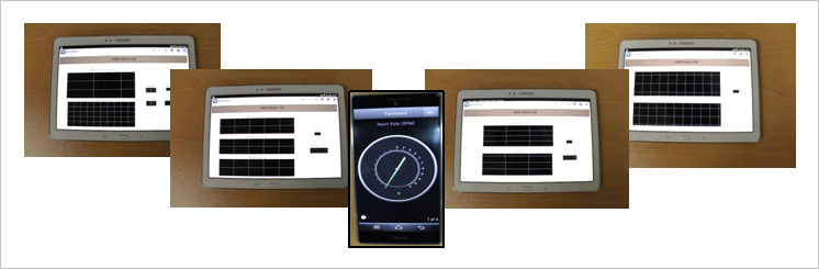 PC나 Tablet PC/Smart phone를 통한 시스템 활용 관련 이미지